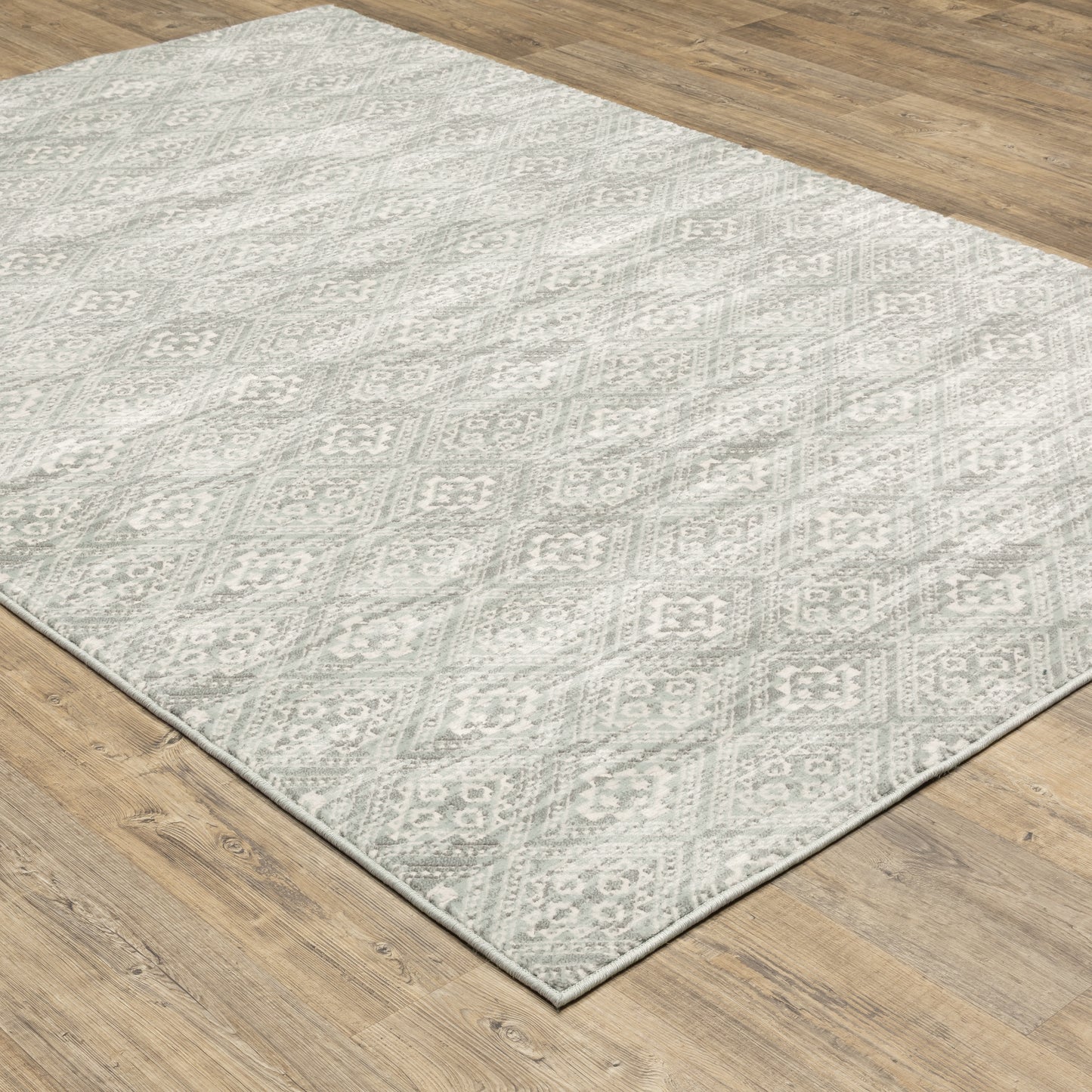 Capistrano Grey  Casual Geometric Indoor Rug