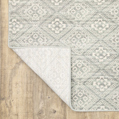 Capistrano Grey  Casual Geometric Indoor Rug