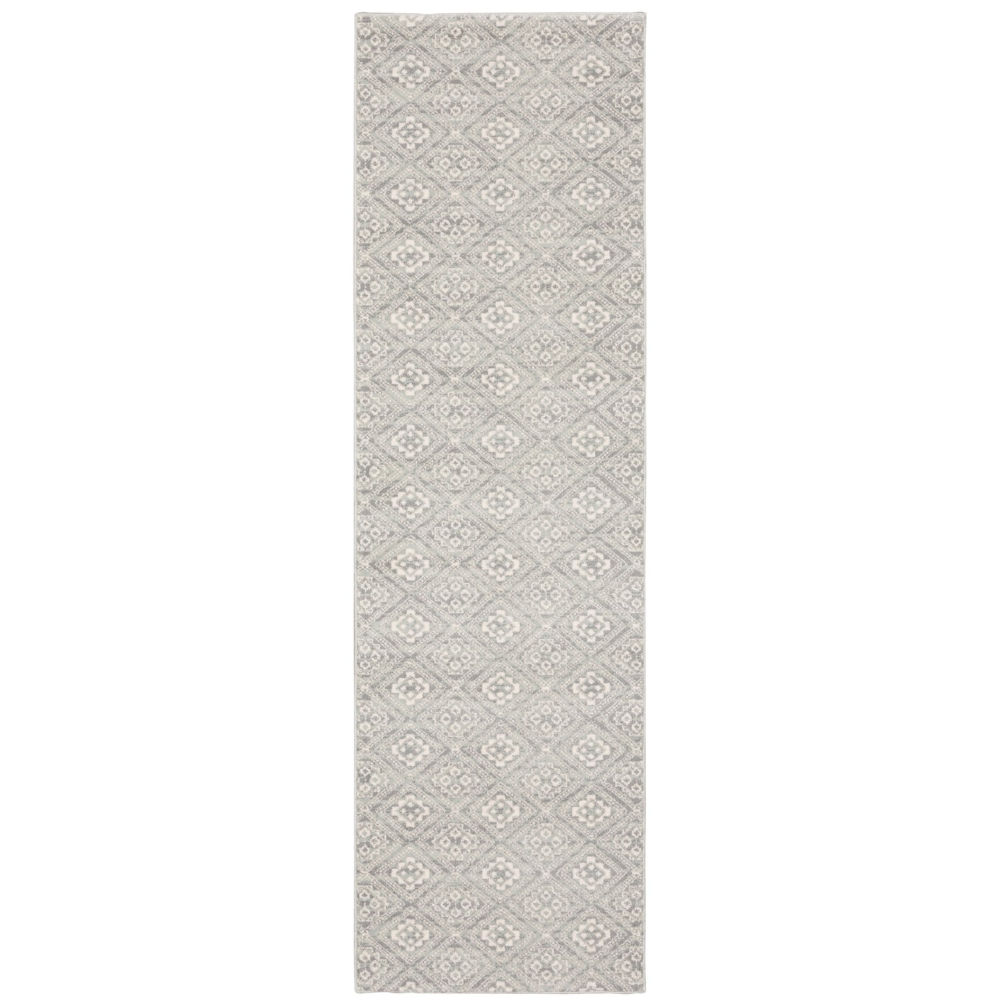 Capistrano Grey  Casual Geometric Indoor Rug