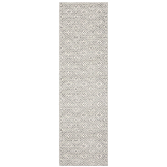 Capistrano Grey  Casual Geometric Indoor Rug