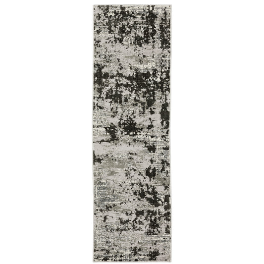 Caravan Grey Black Modern & Contemporary Abstract Indoor Rug