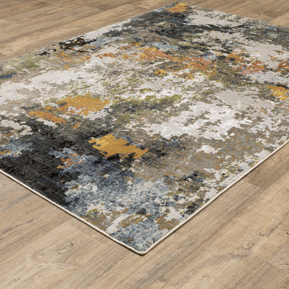 Caravan Grey Multi Modern & Contemporary Abstract Indoor Rug