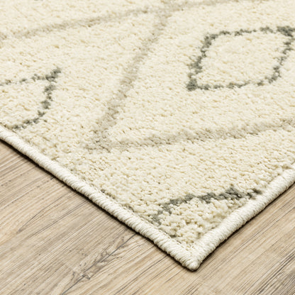 Carson Ivory Sand Bohemian Geometric Indoor Rug