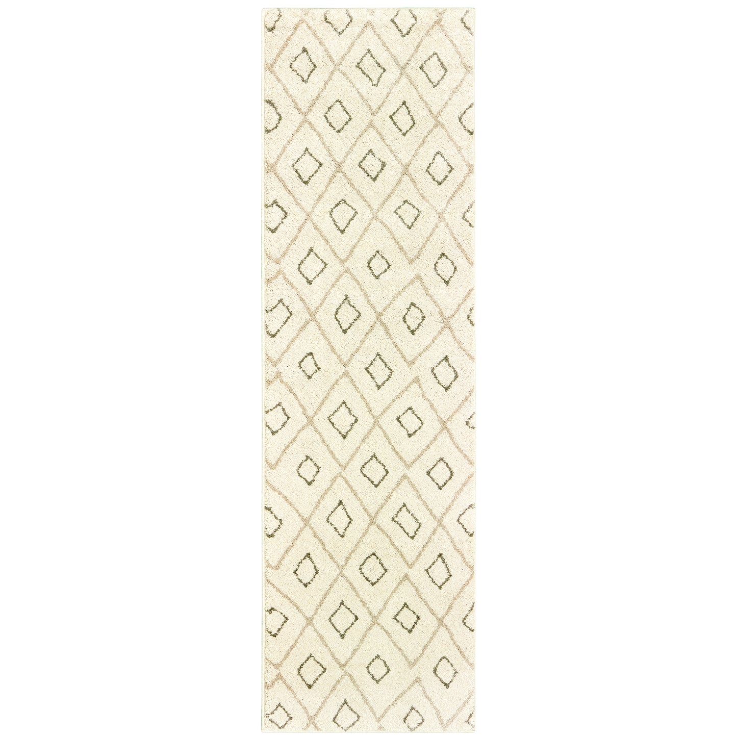 Carson Ivory Sand Bohemian Geometric Indoor Rug