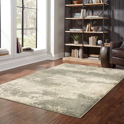 Carson Beige Grey Industrial Abstract Indoor Rug