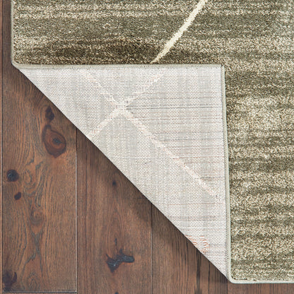 Carson Grey Ivory Transitional Geometric Indoor Rug