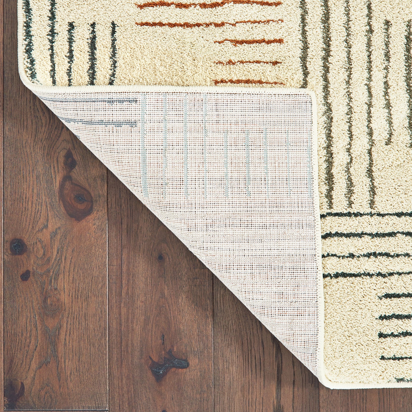 Carson Ivory Multi Modern & Contemporary Geometric Indoor Rug