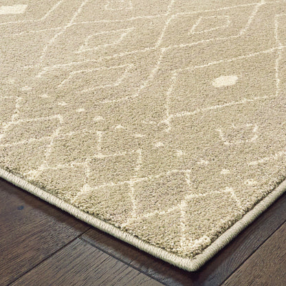 Carson Sand Ivory Bohemian Geometric Indoor Rug