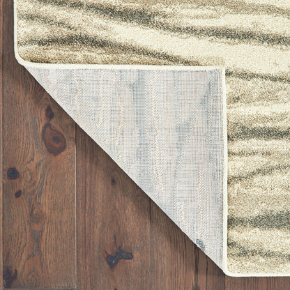 Carson Ivory Sand Transitional Abstract Indoor Rug