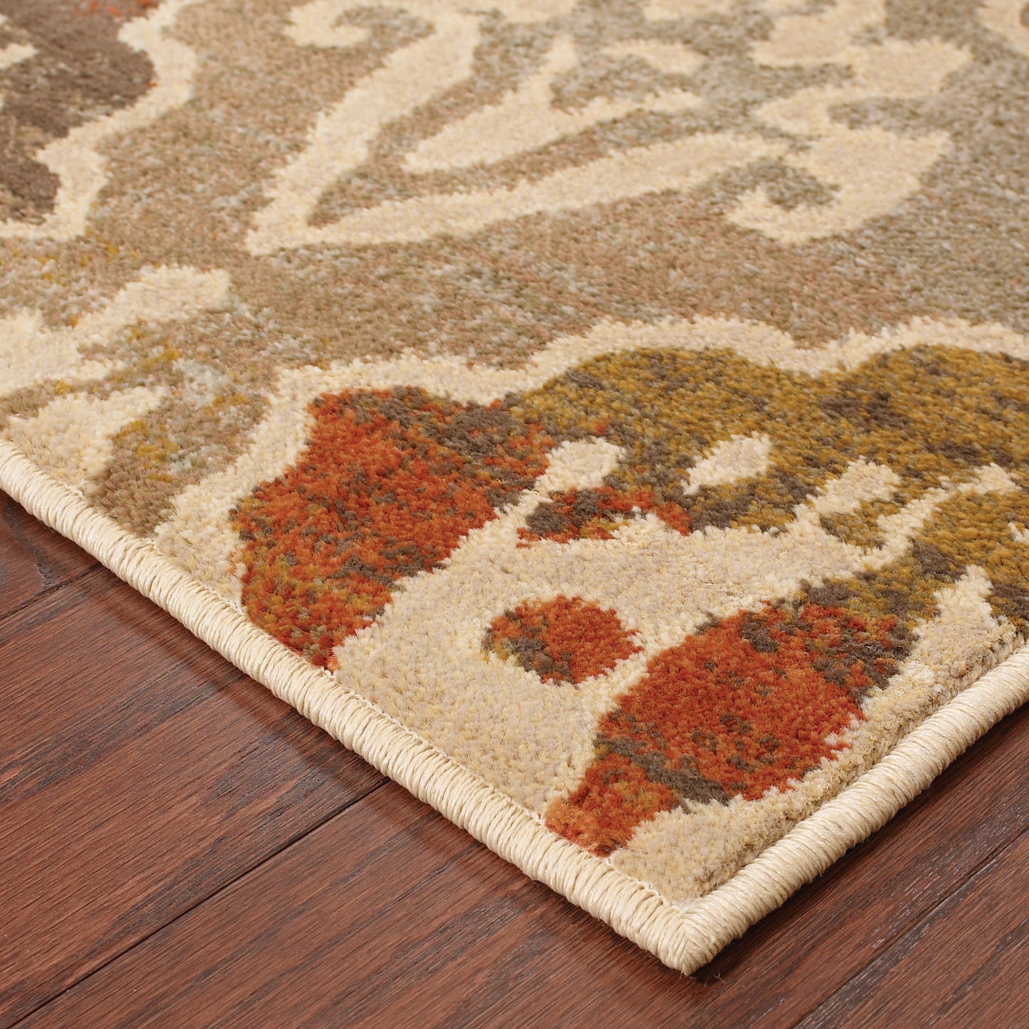 Casablanca Multi Beige Global Floral Indoor Rug