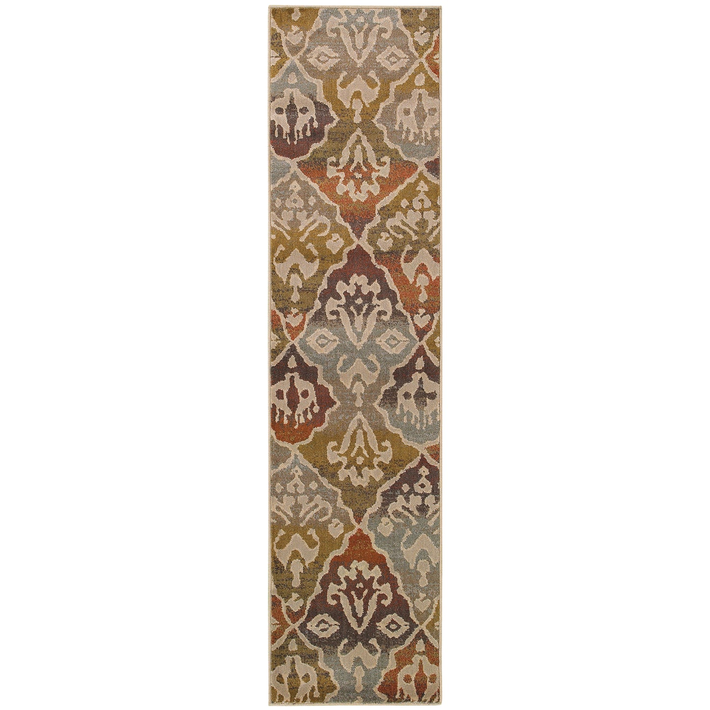 Casablanca Multi Beige Global Floral Indoor Rug