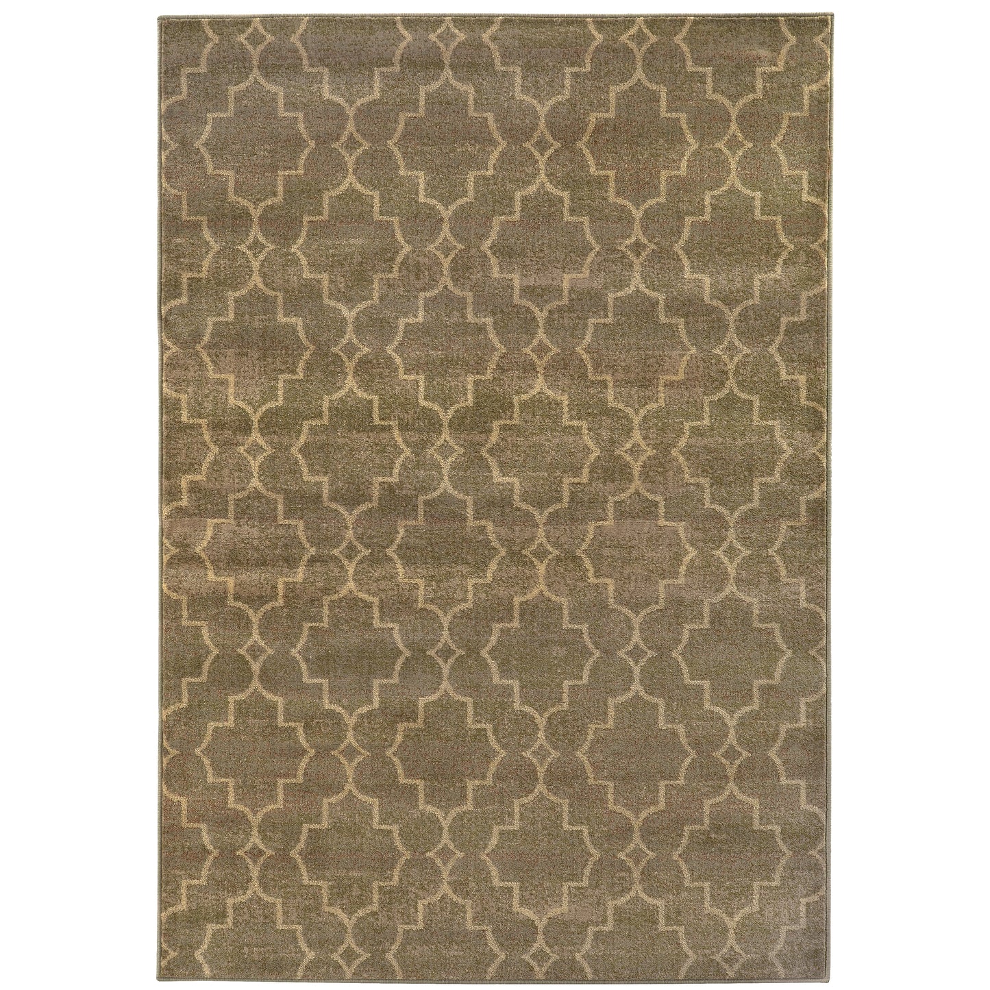 Casablanca Grey Beige Transitional Geometric Indoor Rug