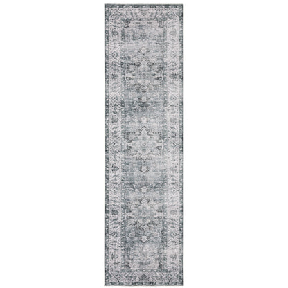 Charleston Navy Ivory Traditional Oriental Indoor Rug