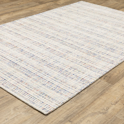 Circa Ivory Multi Industrial Geometric Indoor Rug