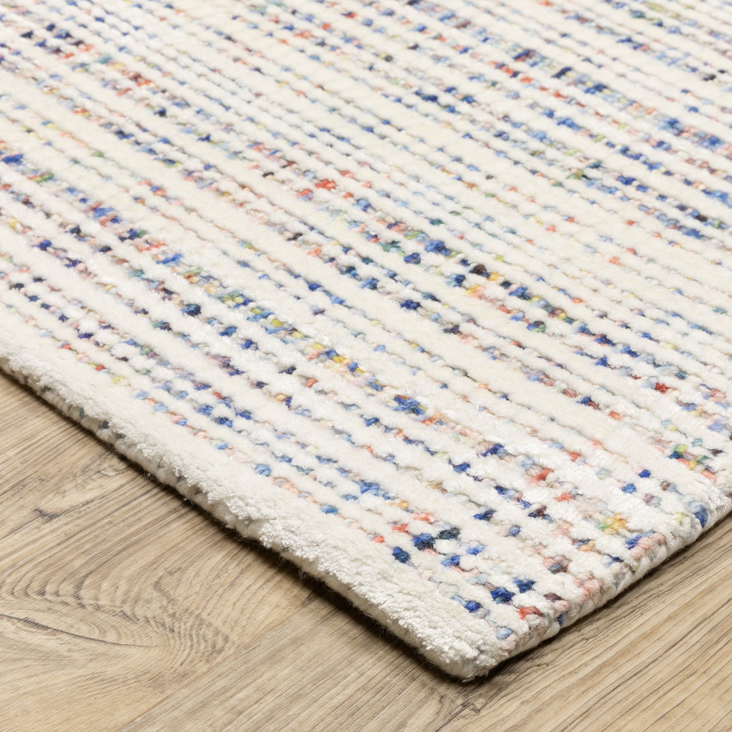 Circa Ivory Multi Industrial Geometric Indoor Rug