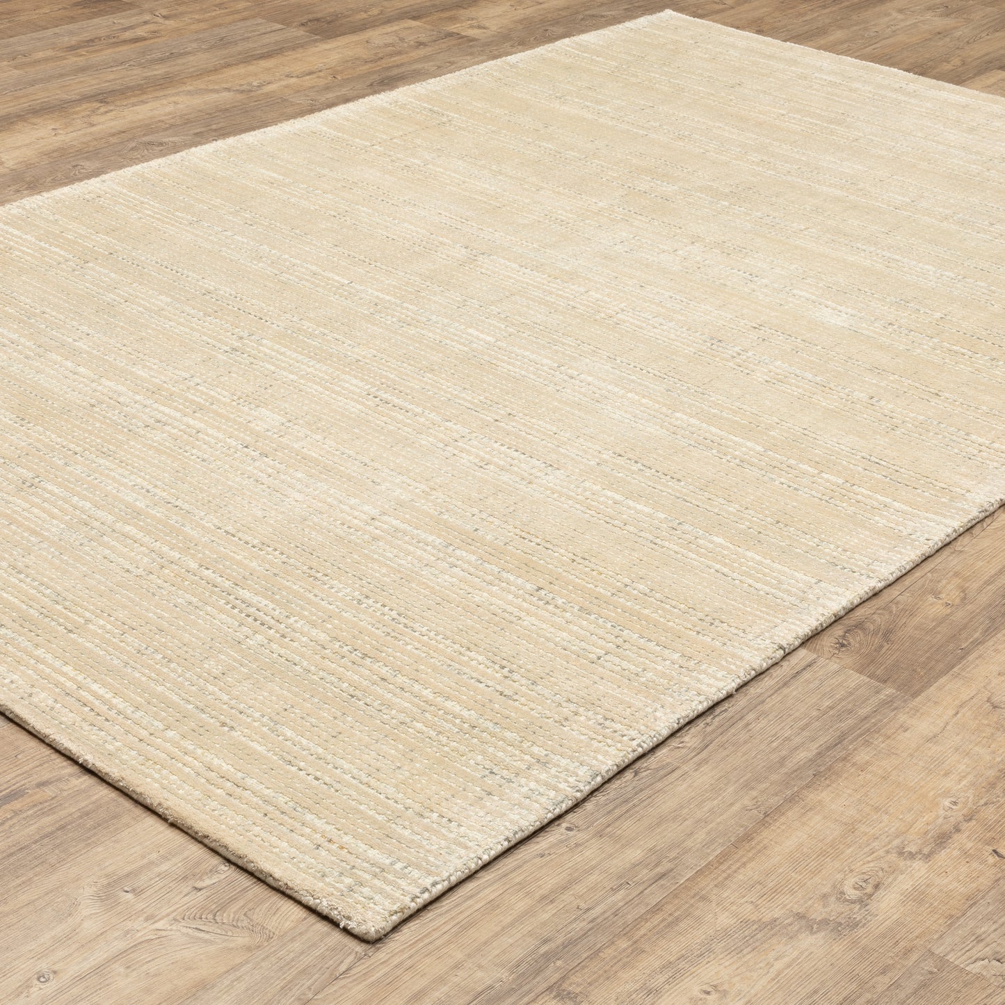 Circa Beige Ivory Industrial Geometric Indoor Rug