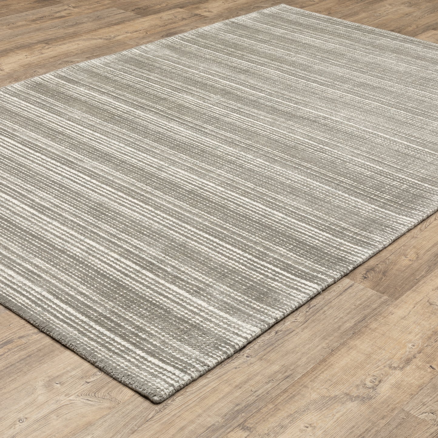 Circa Grey Ivory Industrial Geometric Indoor Rug