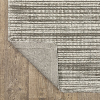 Circa Grey Ivory Industrial Geometric Indoor Rug