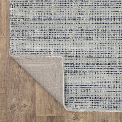 Circa Grey Blue Industrial Geometric Indoor Rug