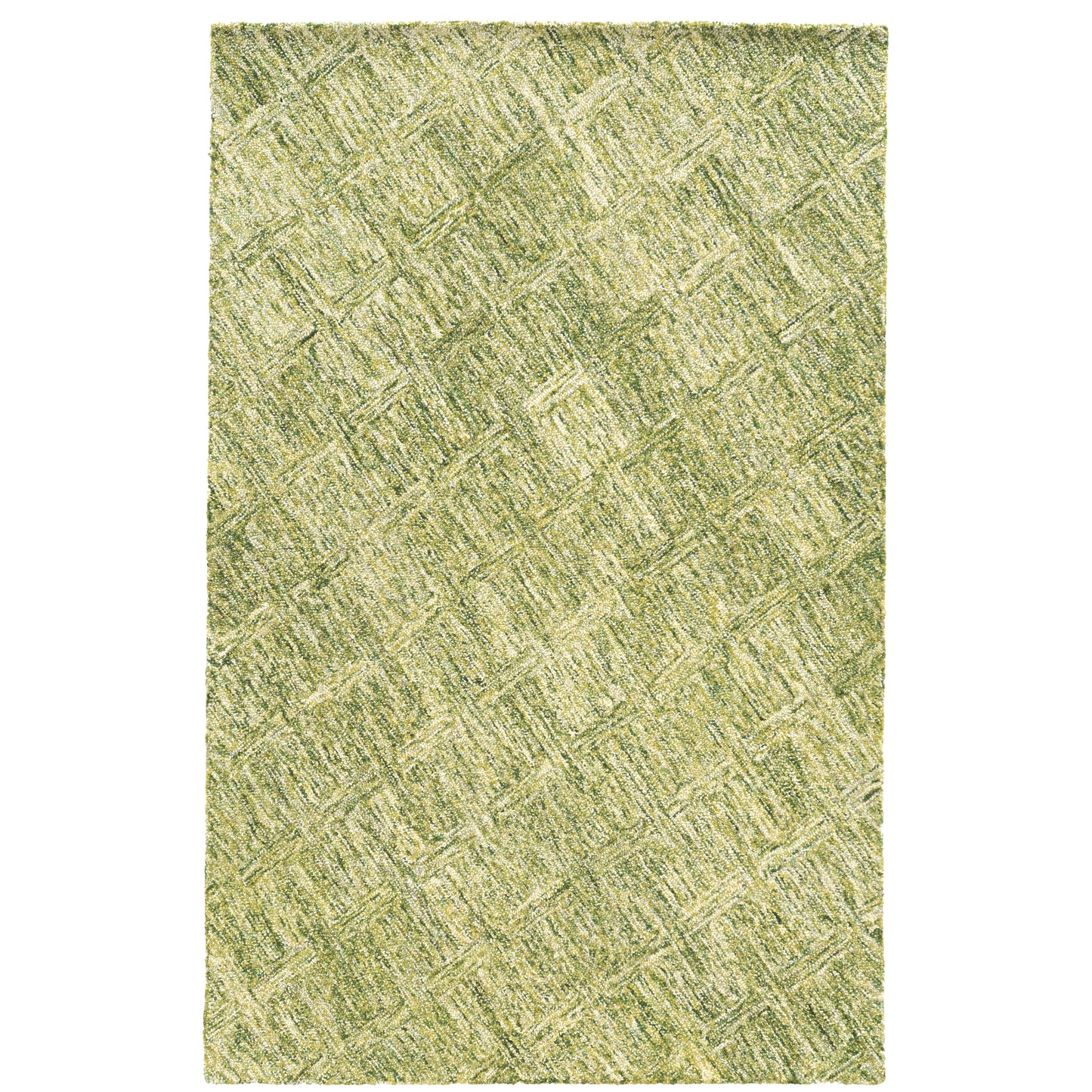 Colorscape Green  Transitional Geometric Indoor Rug