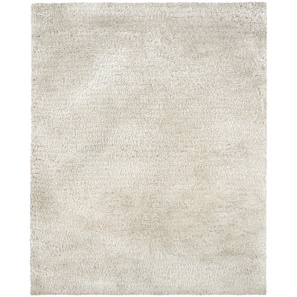 Cosmo Ivory  Shag Solid Indoor Rug