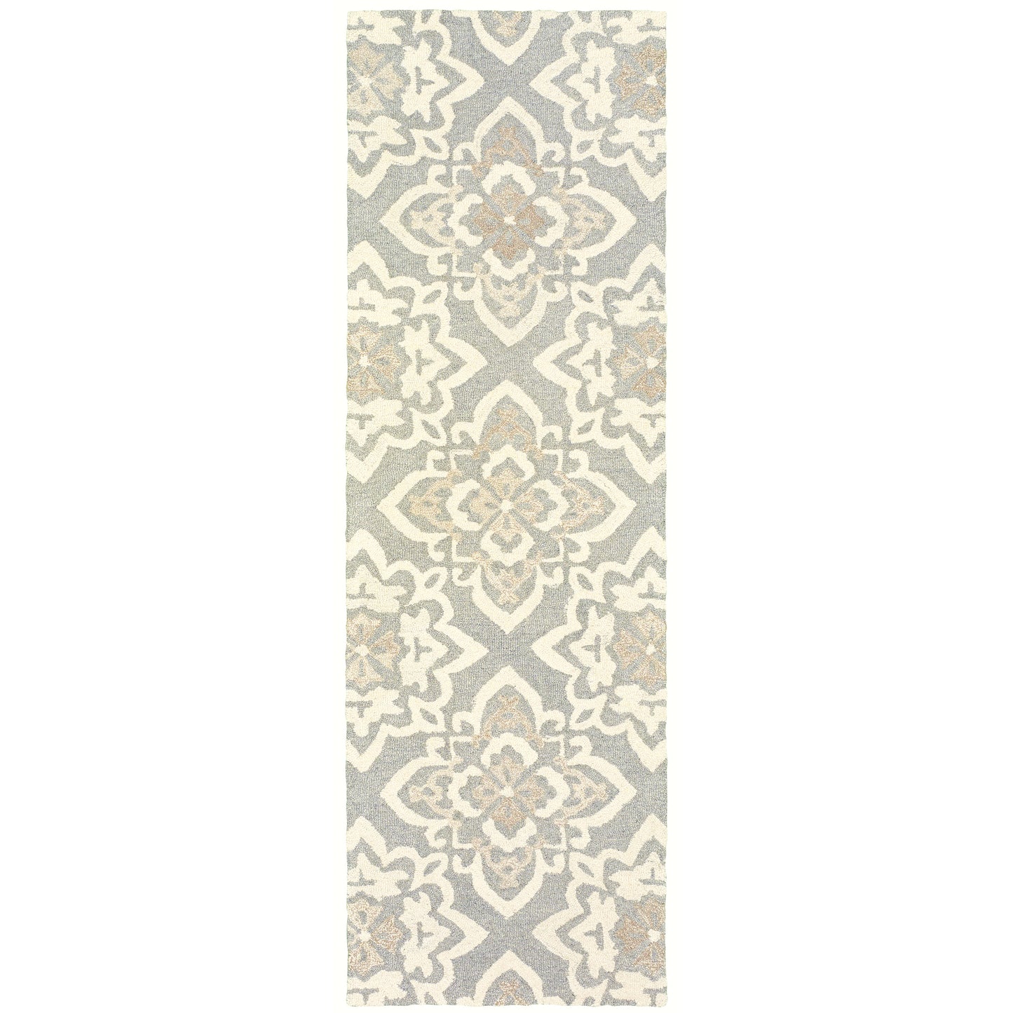 Craft Grey Sand Scandinavian Geometric Indoor Rug