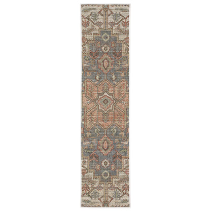 Cyprus Blue Multi Tribal Tribal Indoor/Outdoor Rug