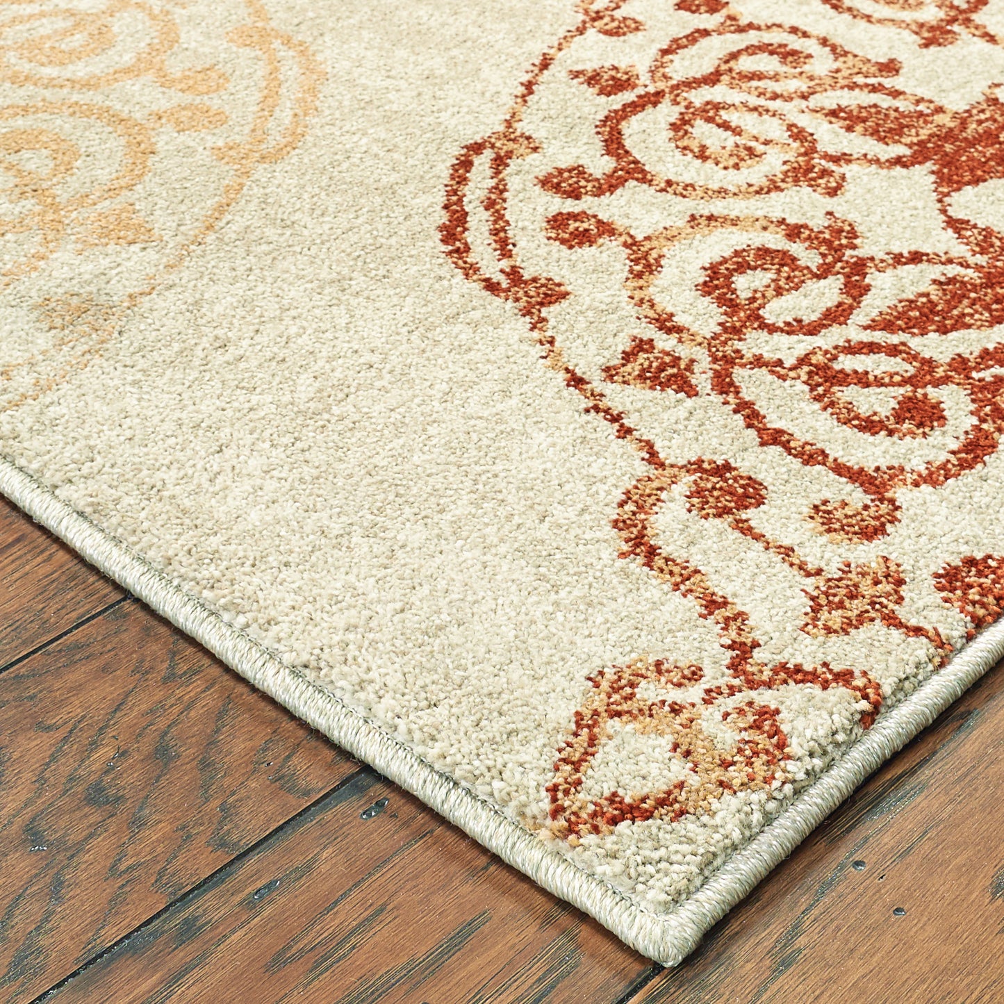 Dawson Beige Multi Modern & Contemporary Oriental Indoor Rug