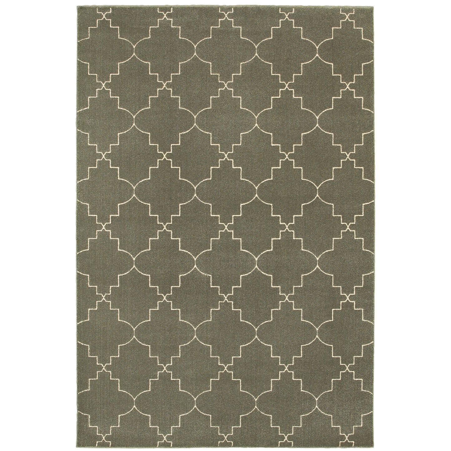 Ellerson Grey Ivory Modern & Contemporary Trellis Indoor Rug