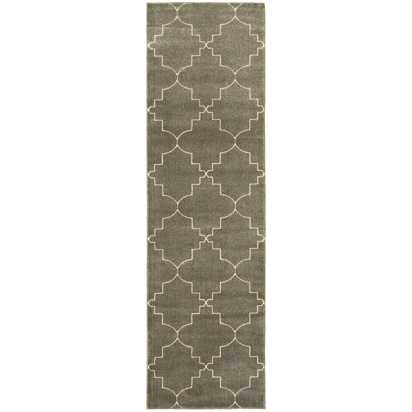 Ellerson Grey Ivory Modern & Contemporary Trellis Indoor Rug