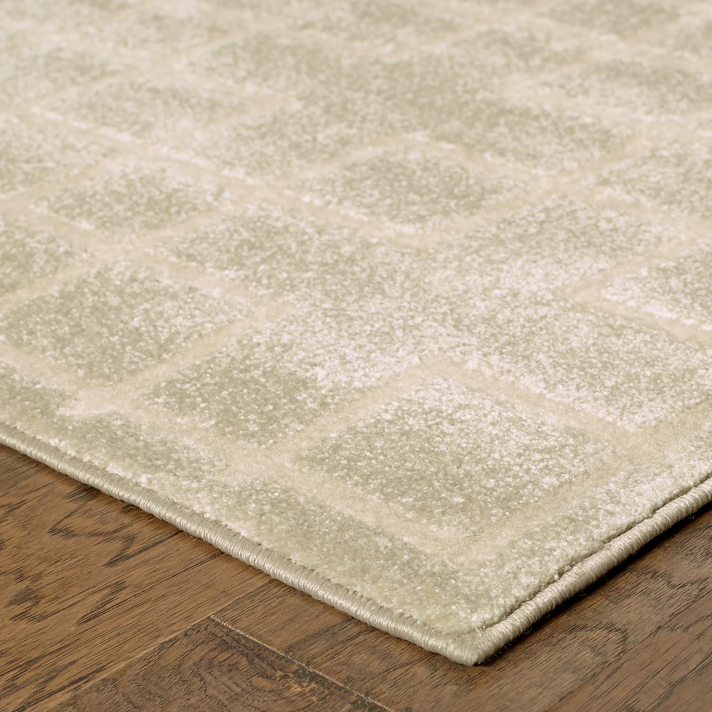 Ellerson Ivory Beige Modern & Contemporary Trellis Indoor Rug