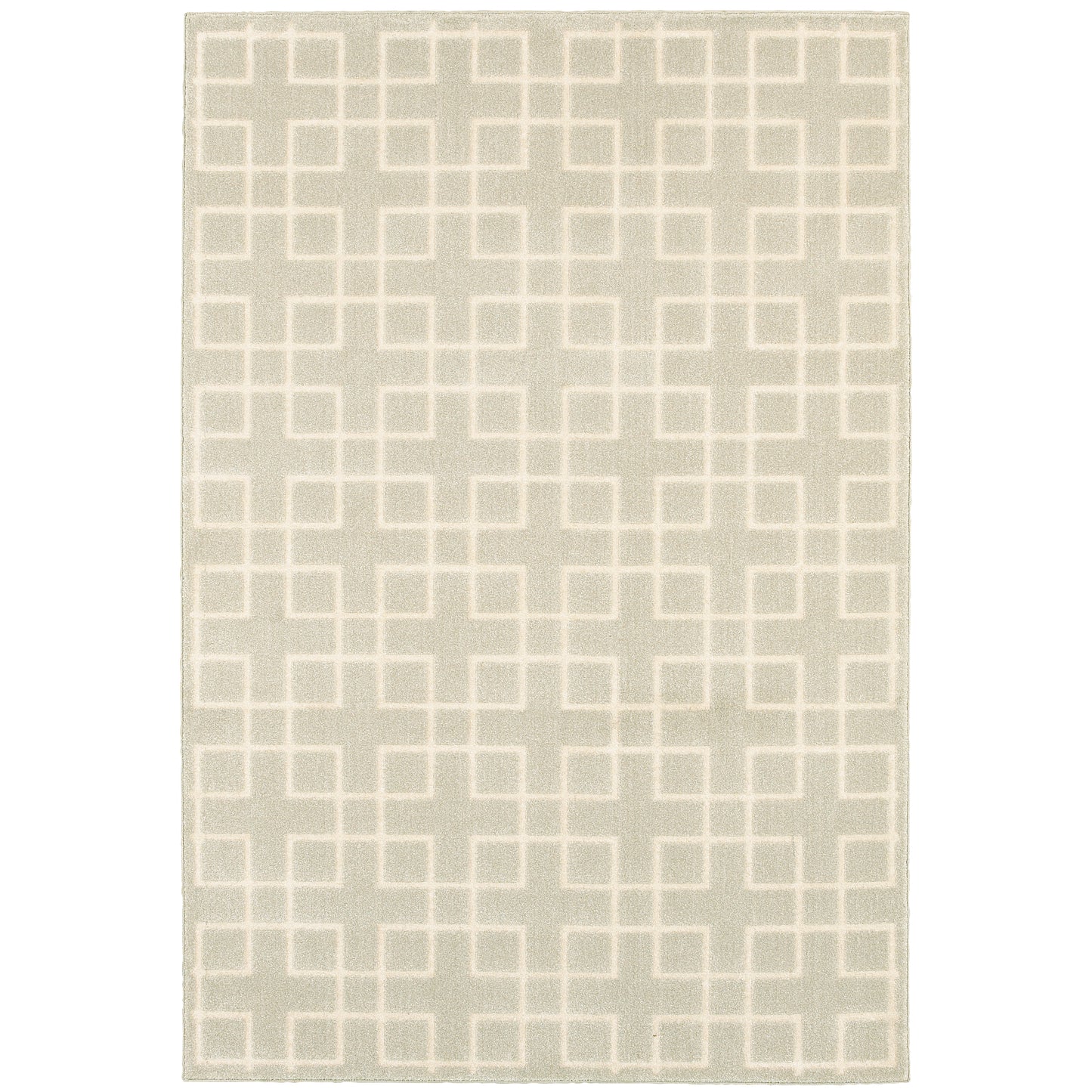 Ellerson Ivory Beige Modern & Contemporary Trellis Indoor Rug