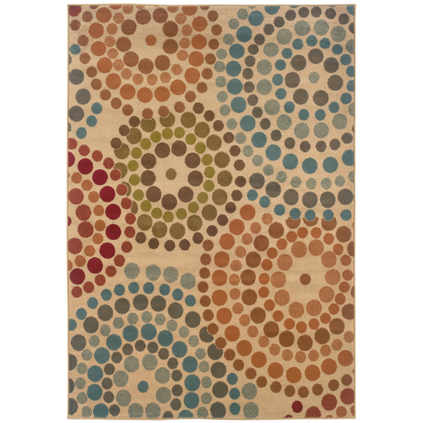 Emerson Gold Blue Modern & Contemporary Geometric Indoor Rug