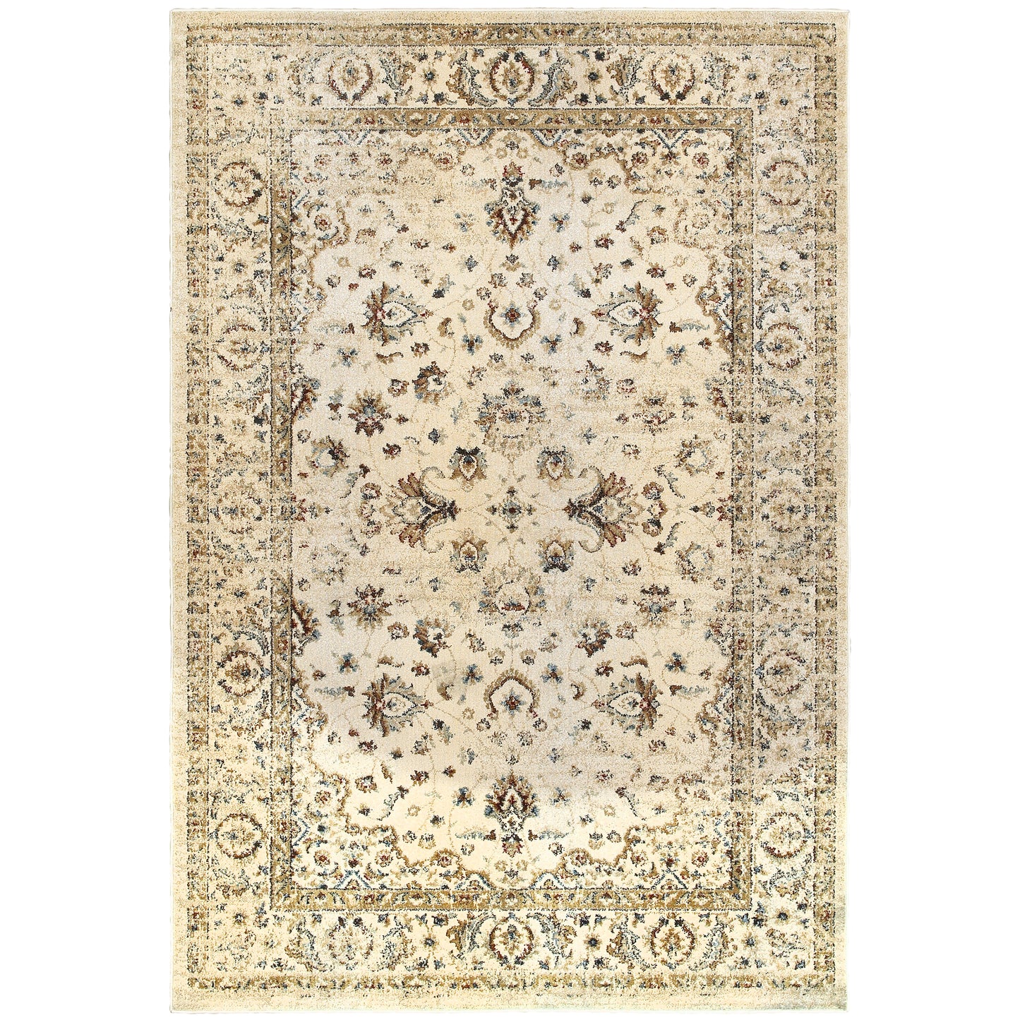 Empire Ivory Gold Traditional Oriental Indoor Rug