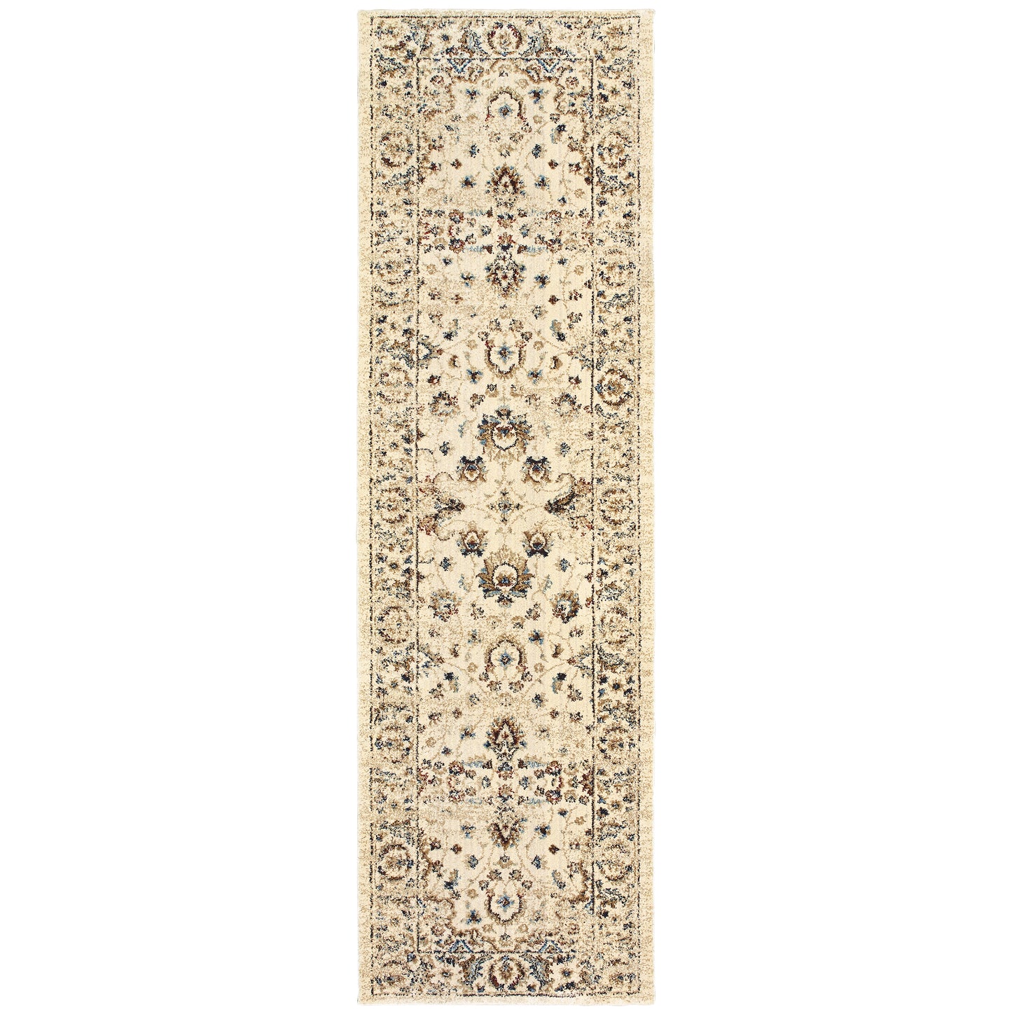 Empire Ivory Gold Traditional Oriental Indoor Rug