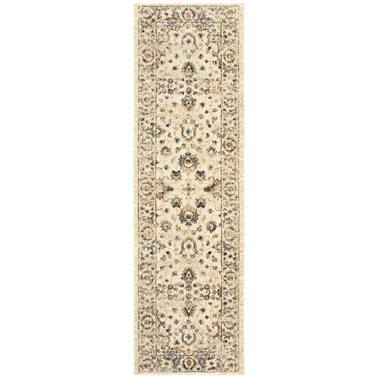 Empire Ivory Gold Traditional Oriental Indoor Rug