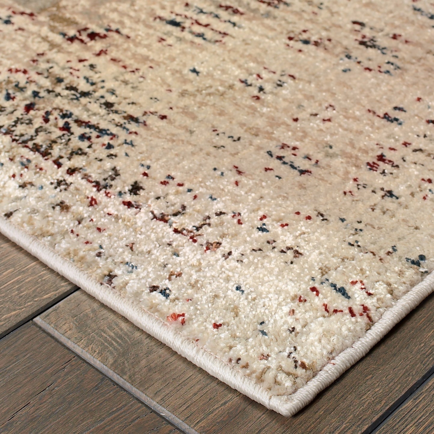 Empire Ivory Blue Traditional Oriental Indoor Rug