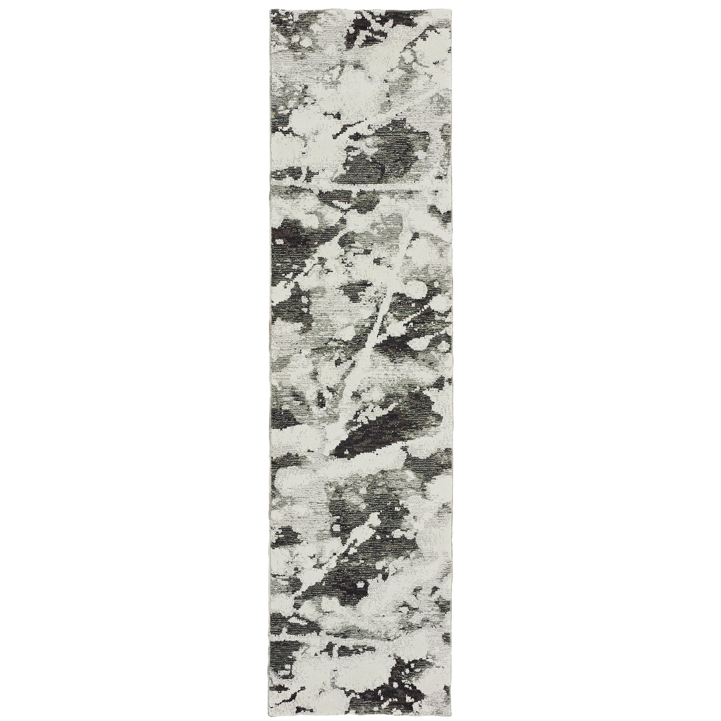 Evolution Charcoal White Modern & Contemporary Abstract Indoor Rug