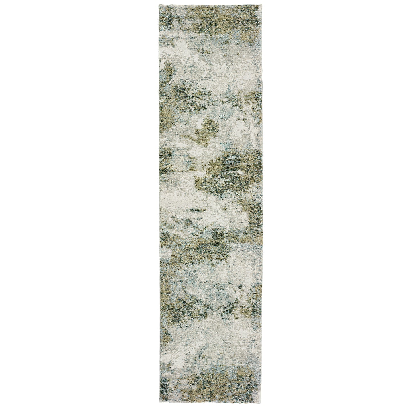 Evolution Blue Green Modern & Contemporary Abstract Indoor Rug