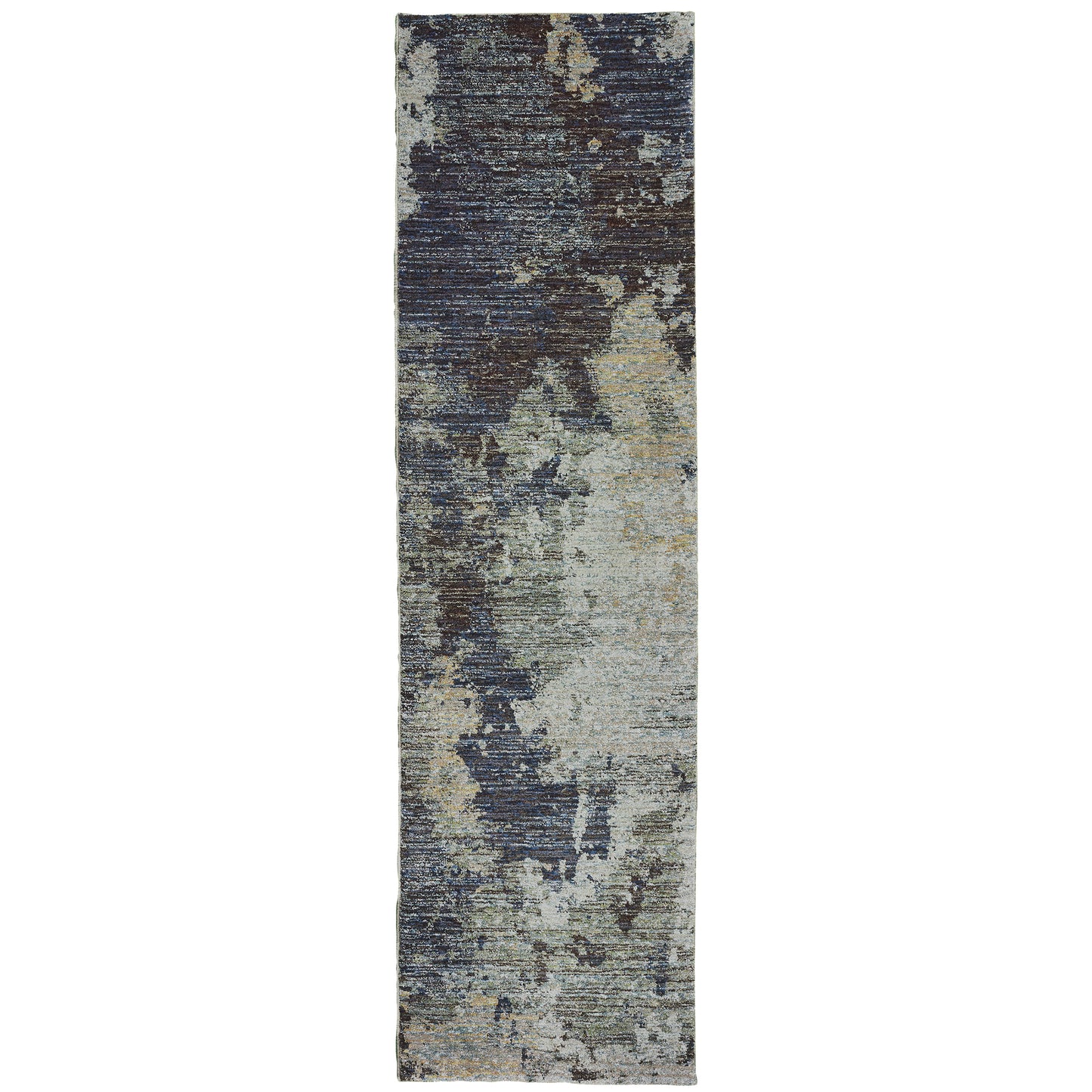 Evolution Navy Blue Modern & Contemporary Abstract Indoor Rug