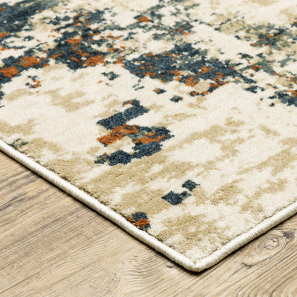 Fiona Beige Multi Modern & Contemporary Abstract Indoor Rug