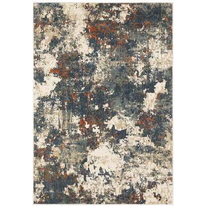 Fiona Beige Multi Modern & Contemporary Abstract Indoor Rug