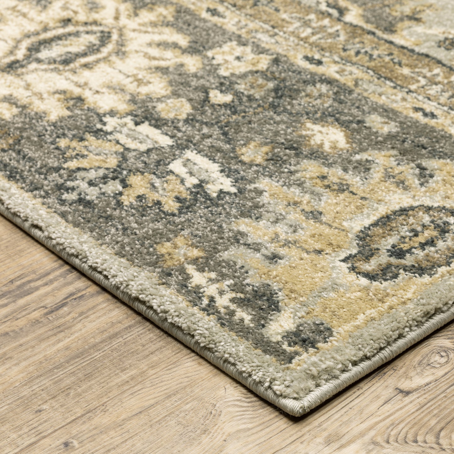 Florence Grey Brown Vintage Oriental Indoor Rug