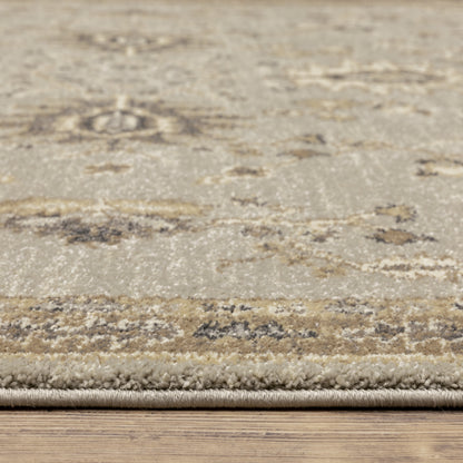 Florence Grey Brown Vintage Oriental Indoor Rug