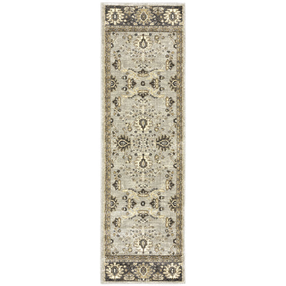 Florence Grey Brown Vintage Oriental Indoor Rug