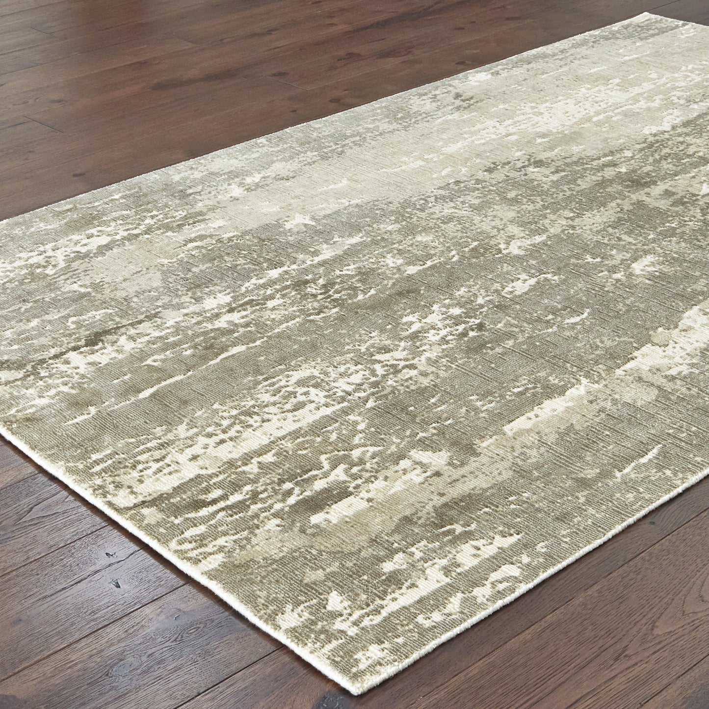 Formations Grey Ivory Modern & Contemporary Abstract Indoor Rug