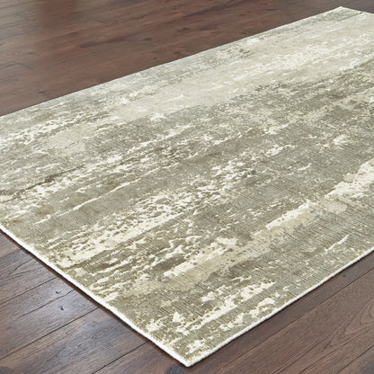 Formations Grey Ivory Modern & Contemporary Abstract Indoor Rug