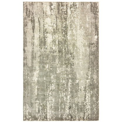 Formations Grey Ivory Modern & Contemporary Abstract Indoor Rug