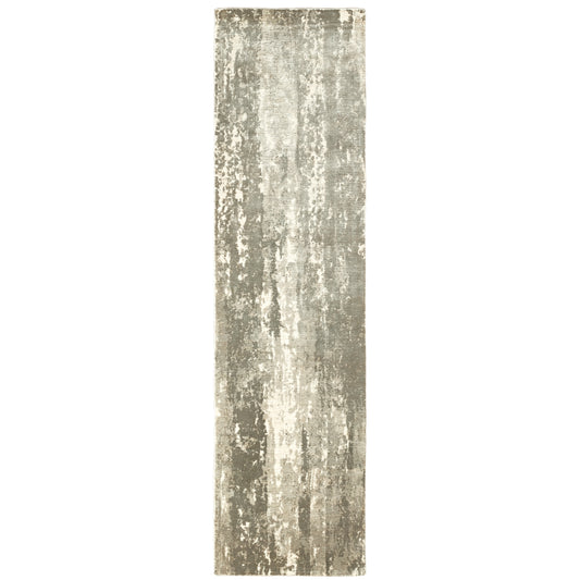 Formations Grey Ivory Modern & Contemporary Abstract Indoor Rug