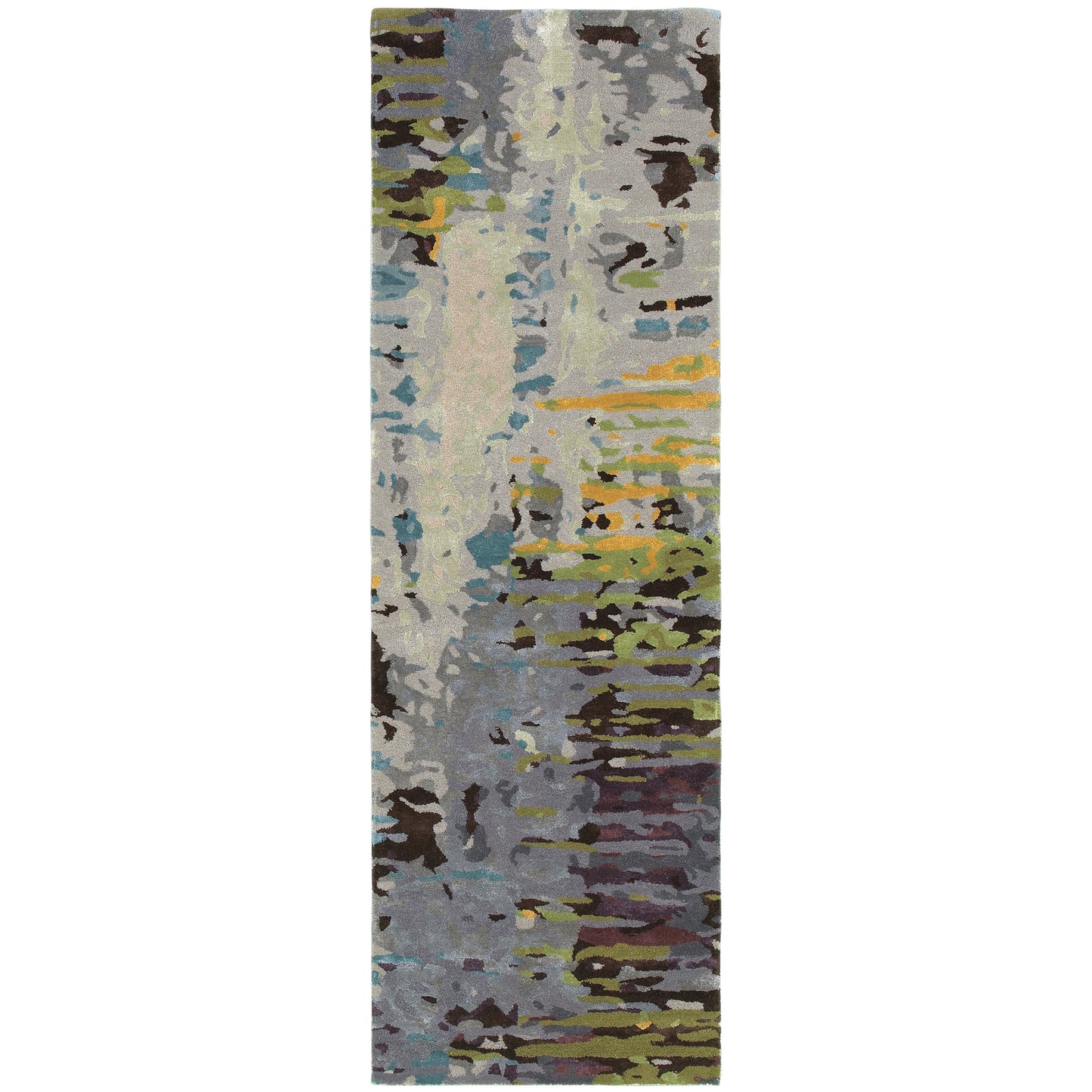 Galaxy Multi Grey Industrial Abstract Indoor Rug